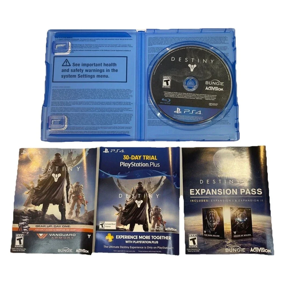 PS4 Destiny Sony PlayStation 4 Complete In Box TESTED Working Great Condition